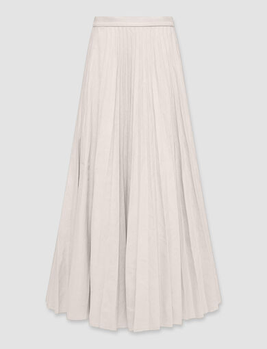 Stretch Linen Cotton Siddons Skirt – Shorter Length